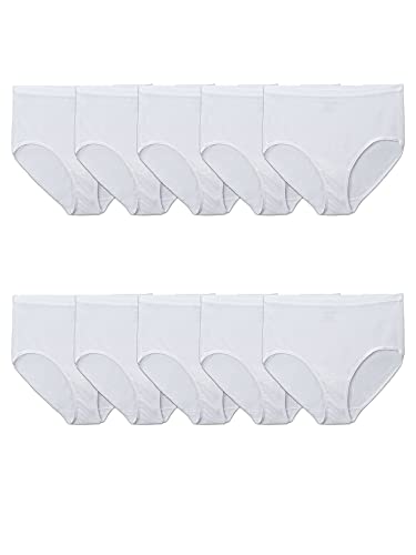 Plus Size Brief - 10 Pack - White Plus Size Brief - 10 Pack - White