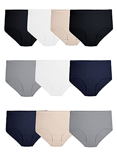 Plus Size Brief - 10 Pack - Assorted Colors Plus Size Brief - 10 Pack - Assorted Colors